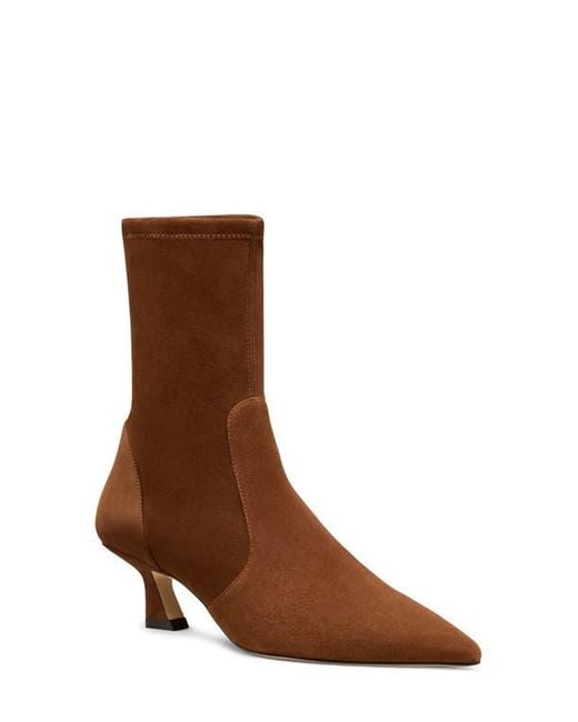 Stuart Weitzman Brown Vinnie Bootie 50