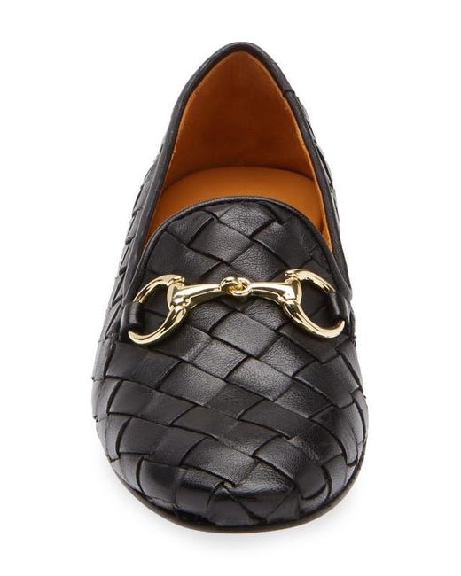 Robert Zur White Letti Bit Woven Loafer