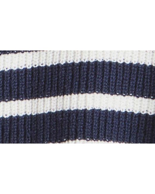 Splendid Blue Deirdre Stripe Cotton Sweater Tank