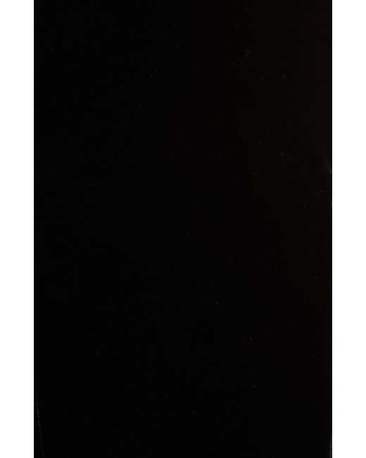 Saint Laurent Black Velvet Keyhole Minidress