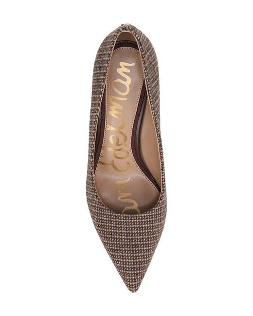 Sam Edelman Brown Vienna Pointed Toe Pump