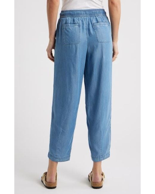 Caslon Blue Ankle Drawstring Utility Pants