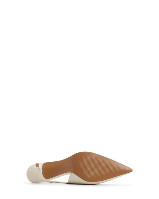 ALDO White Calantha Singback Pump