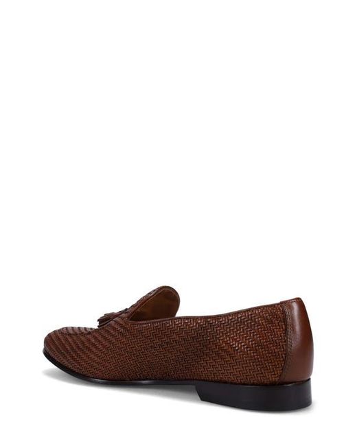 Ron White Brown Silas Water Resistant Tassel Loafer for men