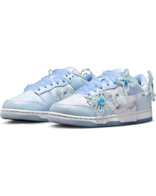 Nike Blue Dunk Low X Susan Fang Basketball Sneaker