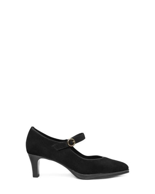 Ara Black Amethyst Mary Jane Pump