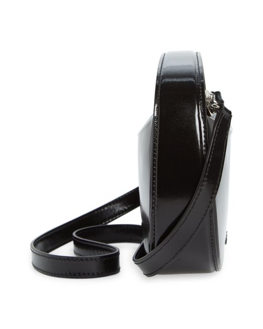 Coperni Black Small Sound Swipe Leather Top Handle Bag