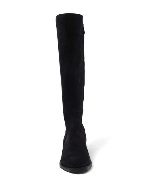 Aquatalia Black Rhegan Weatherproof Knee High Boot