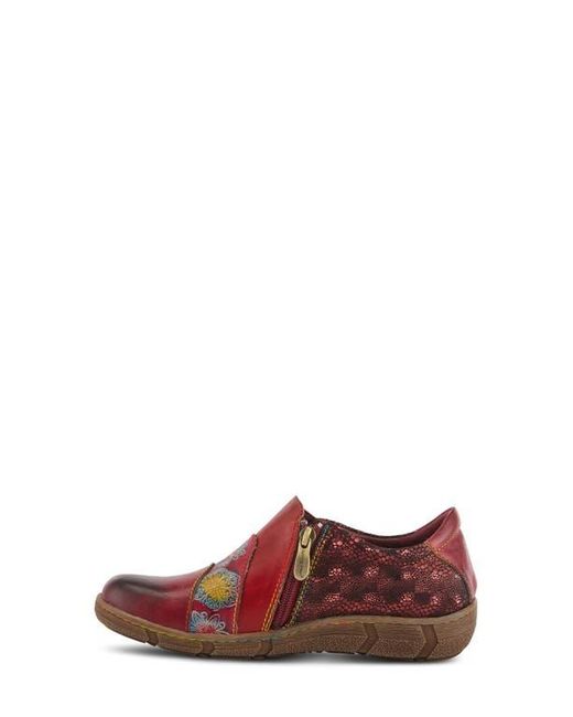 Spring Step Red Lata Flat