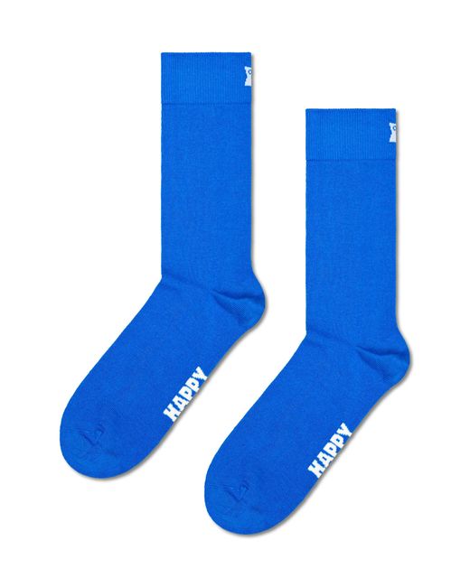 Happy Socks Blue Assorted 5-pack Crew Socks for men
