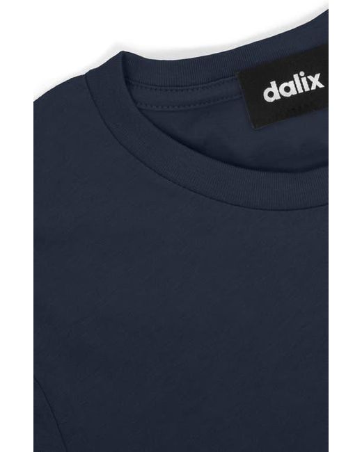 Alix Blue Smile Face Tee