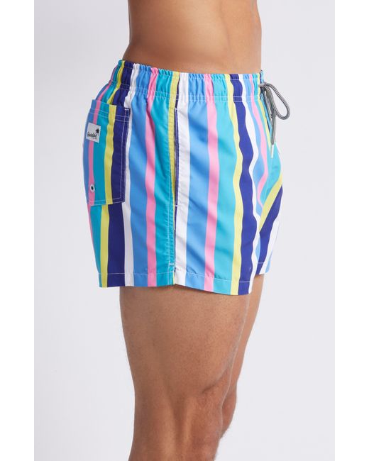 Boardies Blue Crush Stripe Swim Trunks for men