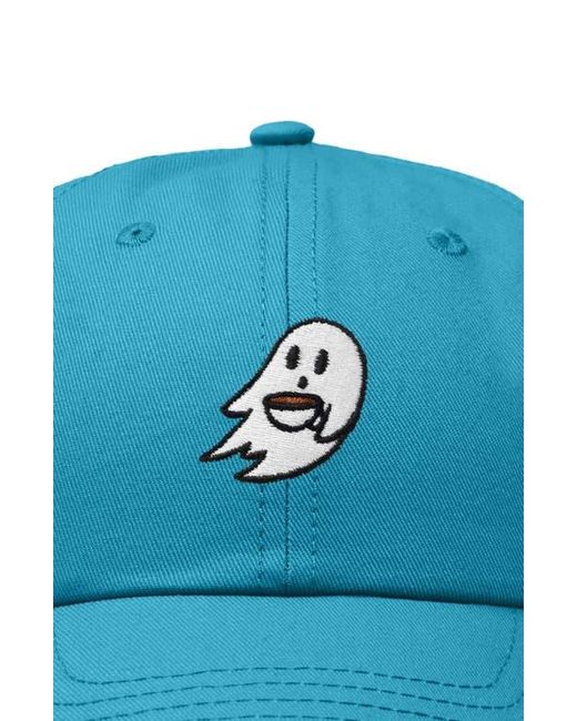 Alix Blue Coffee Ghost Embroidered Hat
