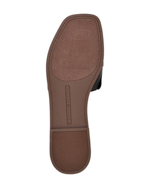 Tommy Hilfiger Black Pipper Slide Sandal