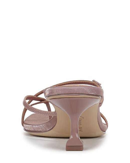 Circus by Sam Edelman Pink Juliet Kitten Heel Slide Sandal