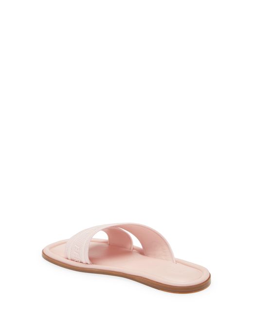 Ferragamo Pink Laurene Slide Sandal