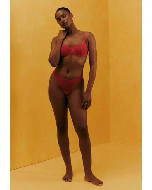 CUUP Pink The Balconette Mesh Underwire Bra
