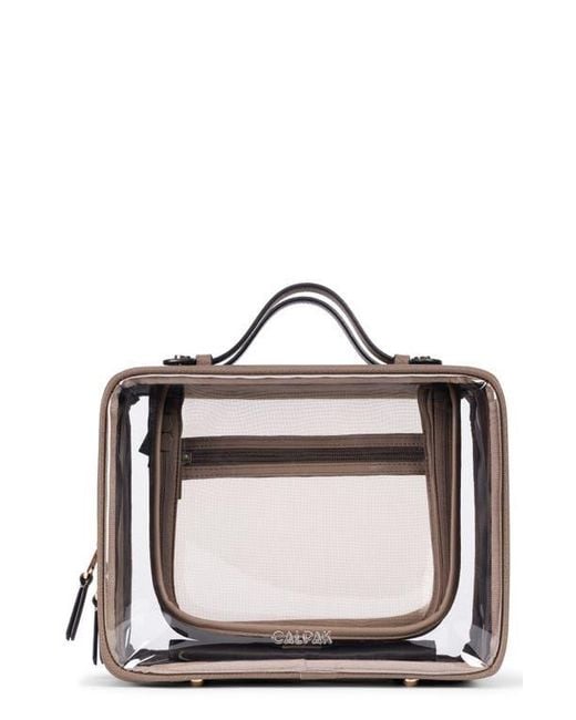 CALPAK Multicolor Clear Cosmetics Case