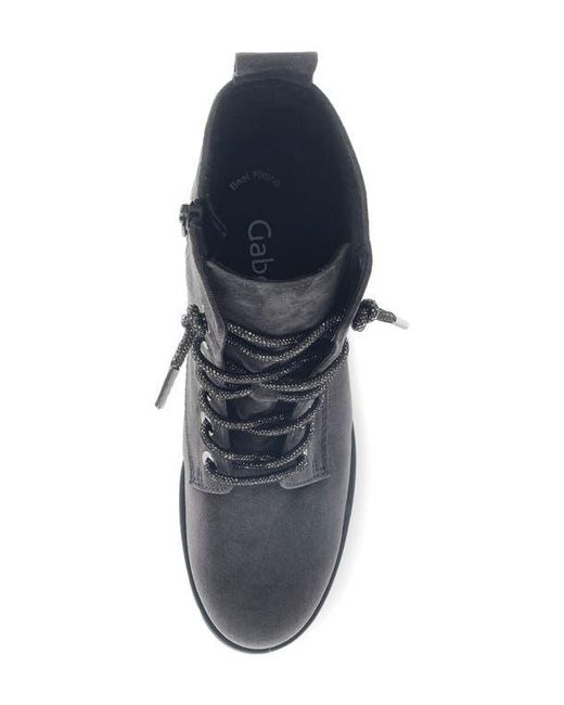 Gabor Blue Lug Sole Bootie