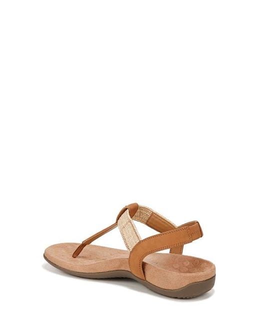Vionic Brown Brea T-Strap Sandal