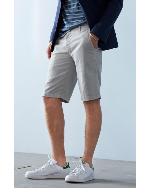 AG Jeans Gray Griffin Regular Fit Chino Shorts for men