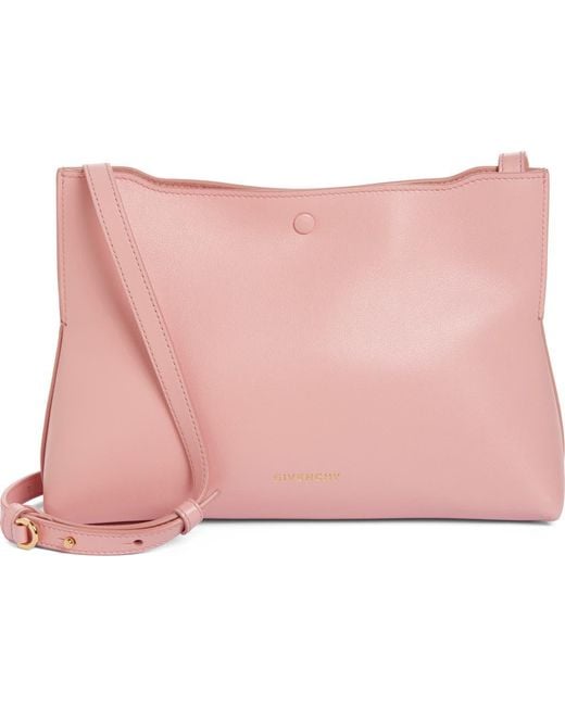 Givenchy Pink Day Pochette Leather Crossbody Bag