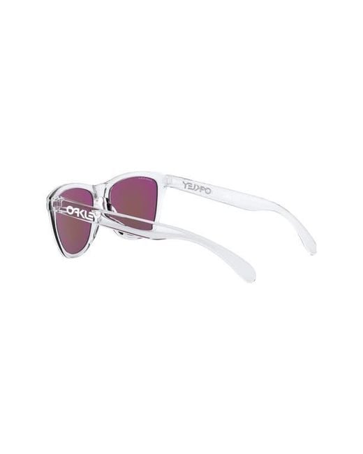 Oakley Purple Frogskins 54Mm Rectangular Sunglasses for men