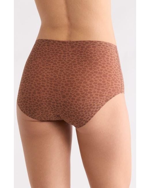 Chantelle Brown Soft Stretch High Waist Briefs