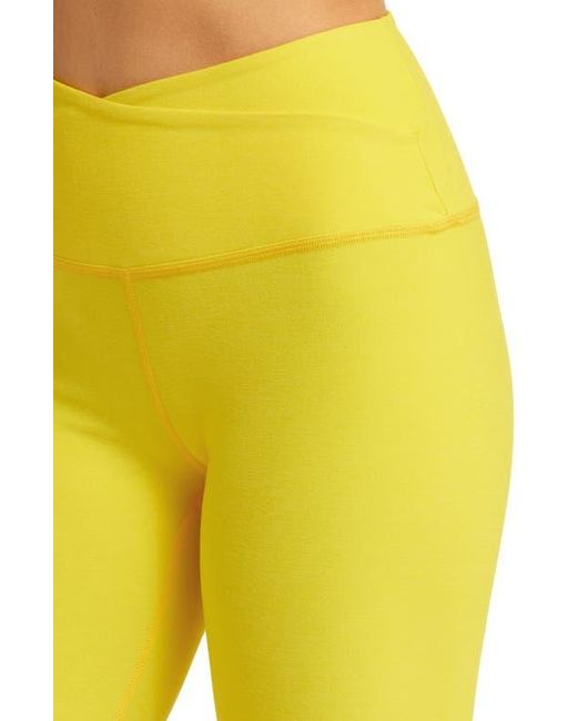 Beyond Yoga Yellow Spacedye At Your Leisure High Waisted Midi leggings