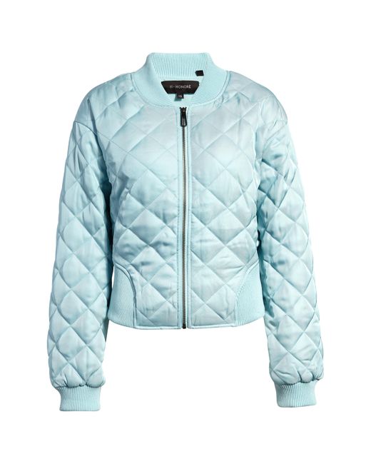 11 Honoré Blue Sita Quilted Bomber Jacket In Aquatic At Nordstrom Rack
