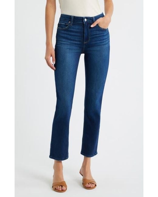 PAIGE Blue Cindy Straight Leg Jeans