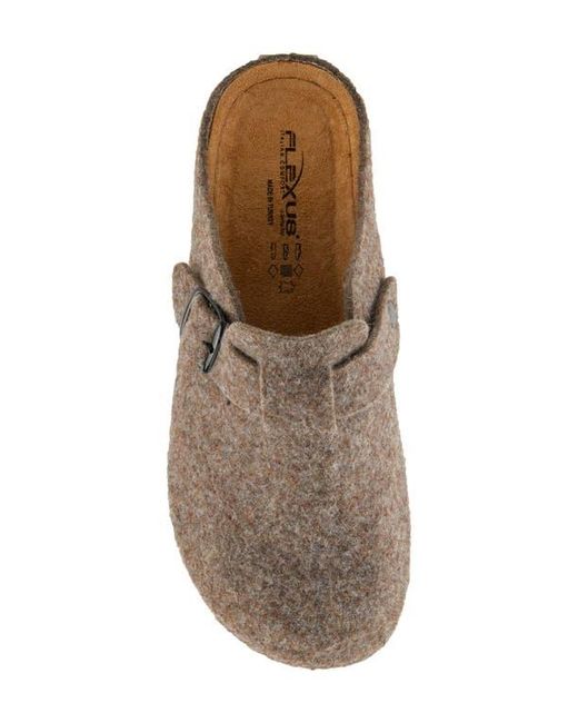 Flexus by Spring Step Brown Clogger Mule