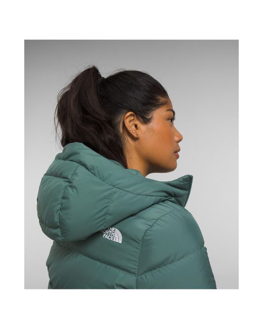 The North Face Gotham 550 Fill Power Down Hooded Parka in Green | Lyst