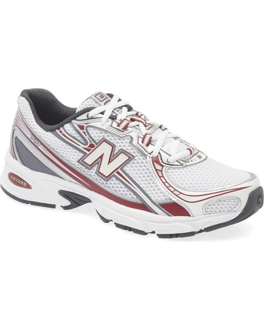New Balance White Gender Inclusive 740 Sneaker