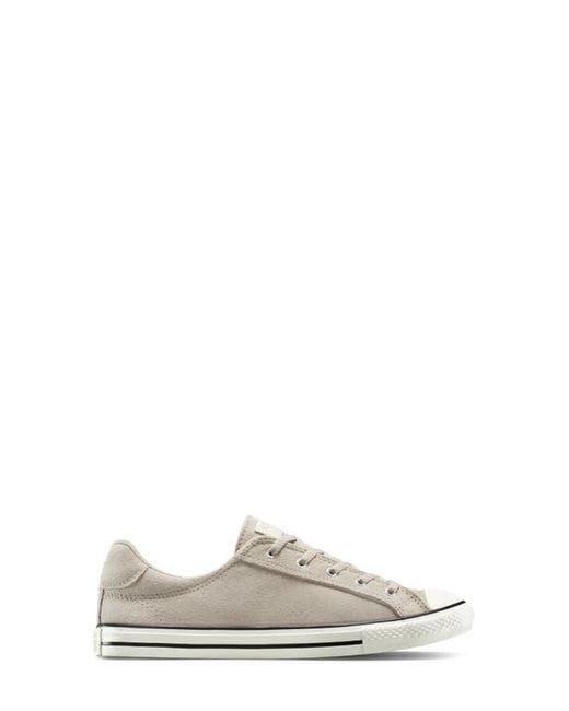 Converse White Chuck Taylor All Stair Dainty Suede Sneaker