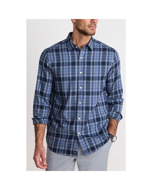 Vineyard Vines Blue Sherburne Plaid Button-Up Shirt for men