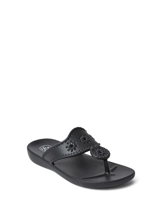 Jack Rogers Black Jacks Sandal