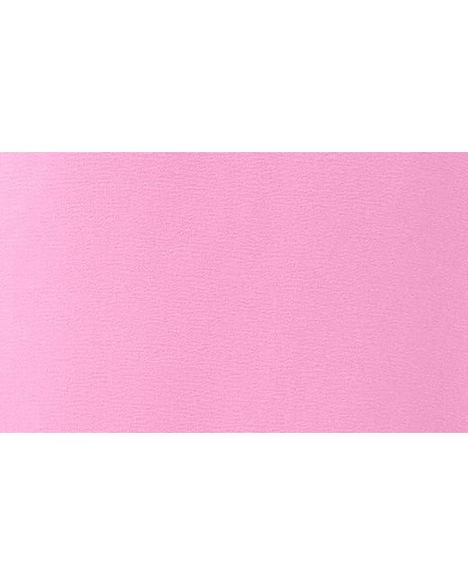 Cece Pink Ruffle Short Sleeve Dress