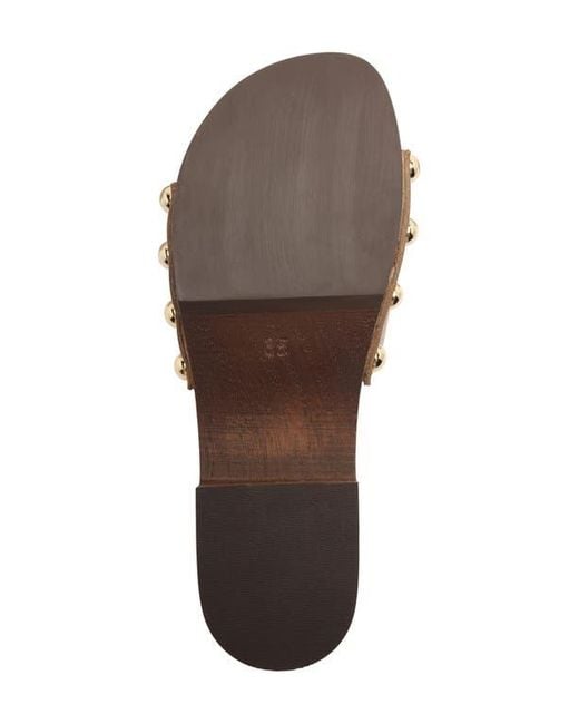 SCHUTZ SHOES Brown Shayla Slide Sandal