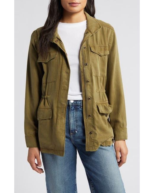 Caslon Utility Jacket in Green Lyst