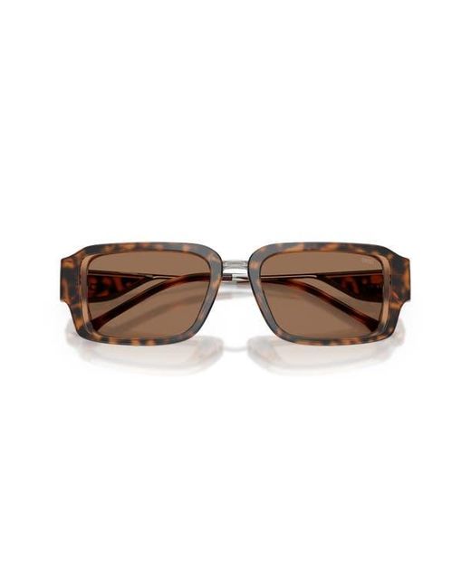 DIESEL Brown 52Mm Rectangular Sunglasses