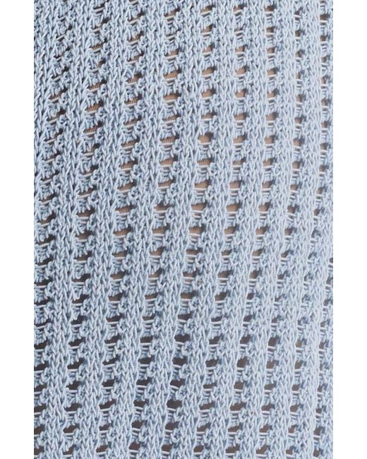 Rag & Bone Blue Viola Open Stitch Cardigan