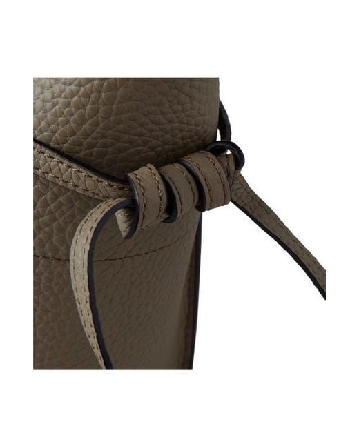 Mulberry Brown Pebbled Leather Satchel Bag