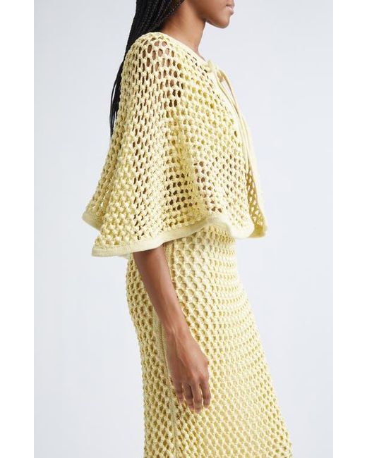 DIOTIMA Natural Crystal Mesh Capelet