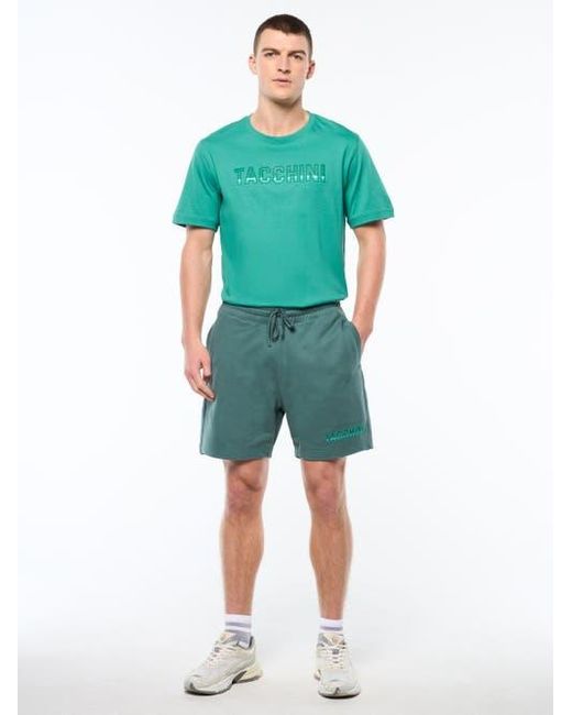 Sergio Tacchini Green Strisce Solid Short for men