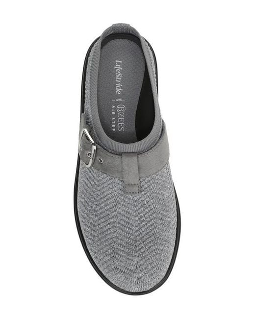 LifeStride Gray Balance Knit Clog