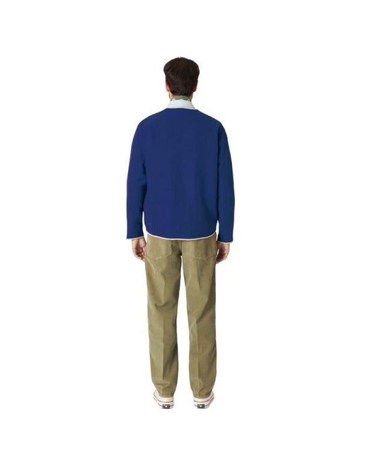 Fortela Blue Virgin Wool Jacket for men