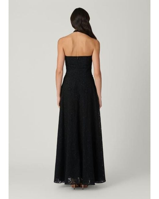 Shoshanna Black Midnight Jill Santo Organza Dress