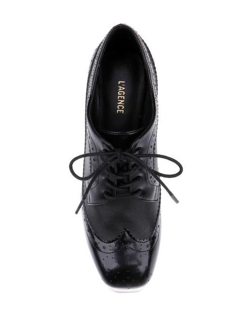 L'Agence Black Tania Platform Pump