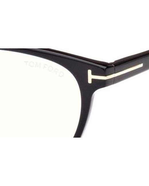 Tom Ford Brown 53Mm Square Light Blocking Glasses for men